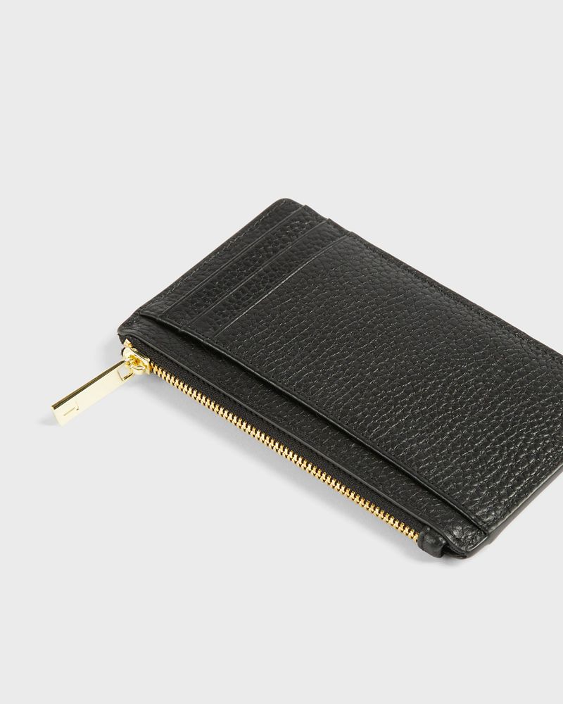 Ted Baker Briell Zip Card Holder Plånbok Dam Svarta | VIP-501672