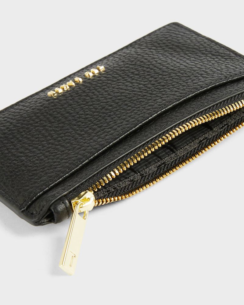 Ted Baker Briell Zip Card Holder Plånbok Dam Svarta | VIP-501672