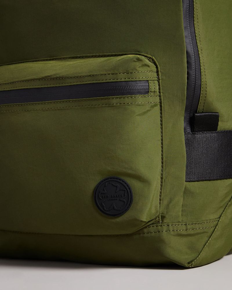 Ted Baker Burnst Foldaway Ryggsäck Herr Gröna | YGK-806217
