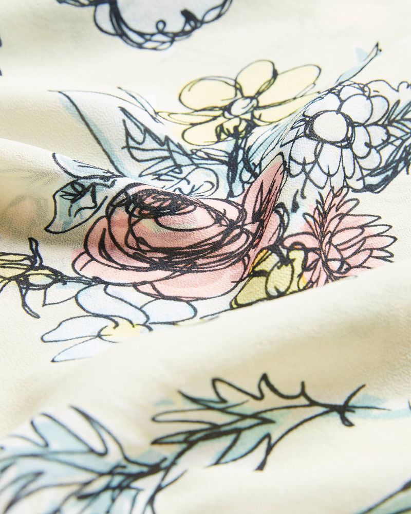 Ted Baker Cadenza Floral Sheer Klänning Dam Olika Färger | JLN-192375