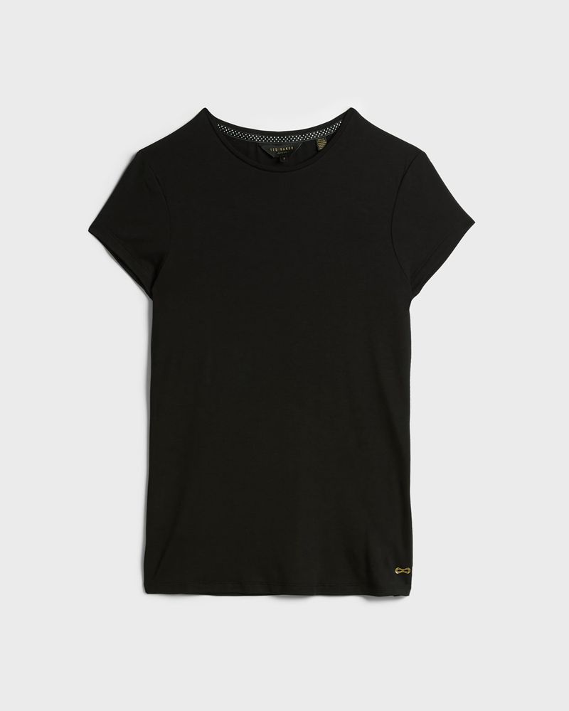 Ted Baker Calmin Fitted Blast Dam Svarta | XKS-637412