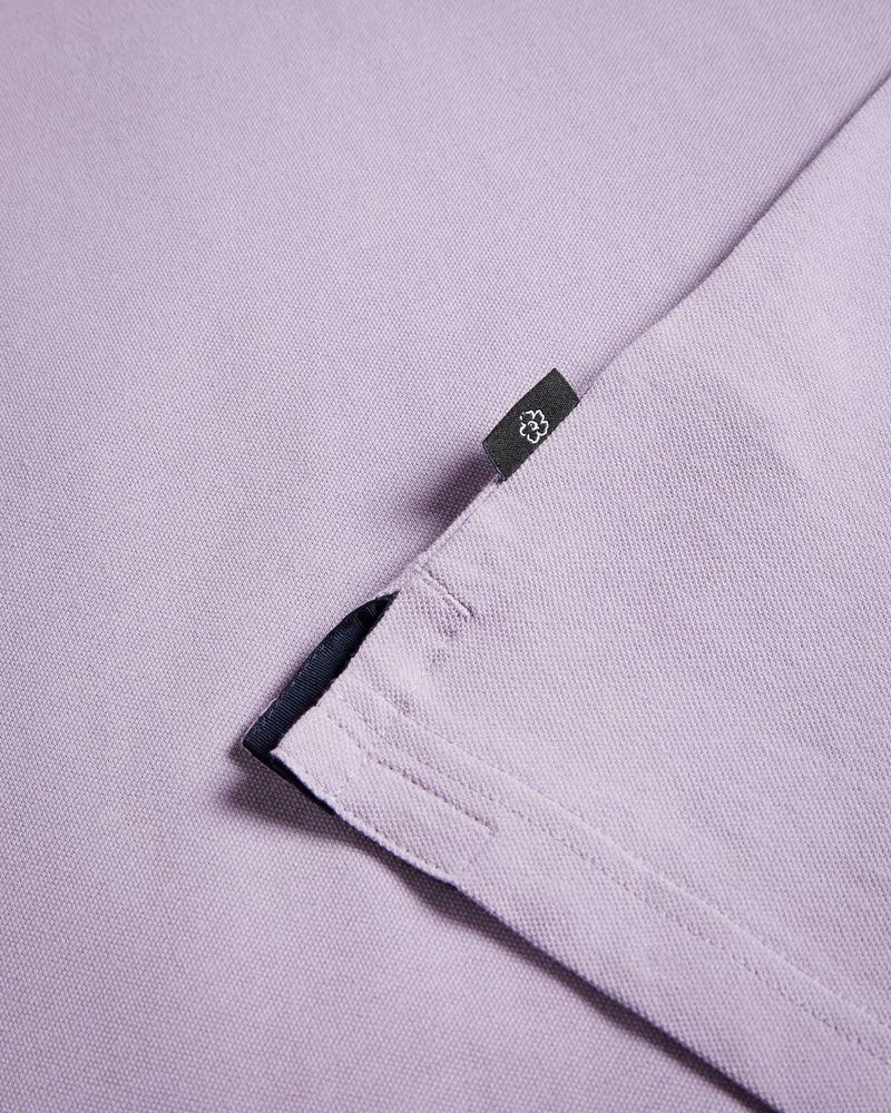 Ted Baker Camdn Sleeve Polo Blast Herr Lila | XYR-693458