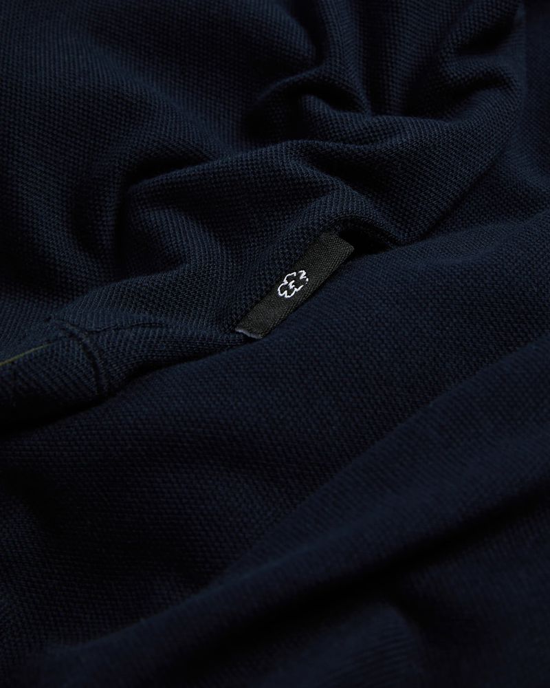 Ted Baker Camdn Sleeve Polo Blast Herr Marinblå | UMF-395746
