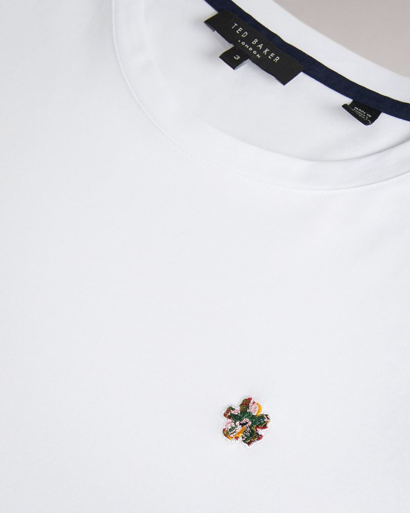 Ted Baker Canada Long Sleeve T Blast Herr Vita | VPE-238469