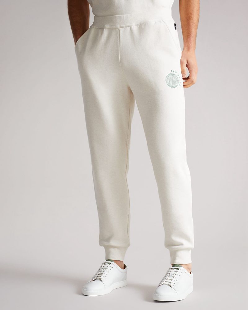 Ted Baker Carluke Jersey Jogger Byxor Herr Natural | HNY-465709