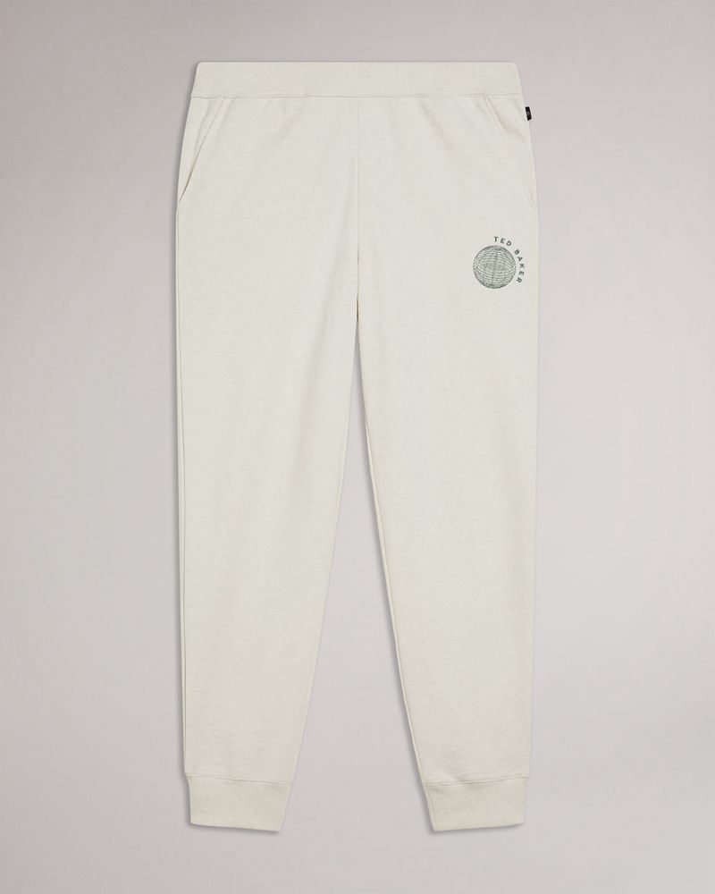 Ted Baker Carluke Jersey Jogger Byxor Herr Natural | HNY-465709