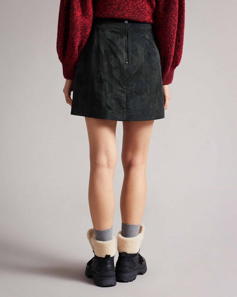 Ted Baker Chello Jacquard Mini Kjolar Dam Gröna | IUJ-523078