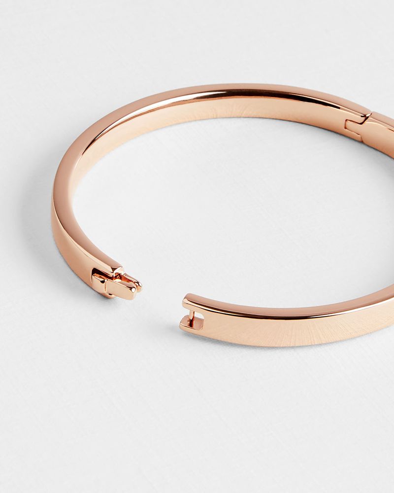Ted Baker Clemina Hinged Bangle Smycken Dam Rosegold | JPF-083147