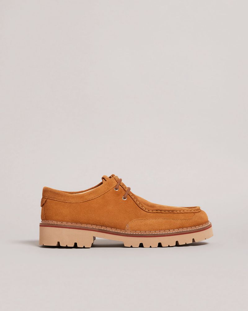 Ted Baker Clerdd Tjock Sole Mocka Loafers Herr Bruna | JUM-470185