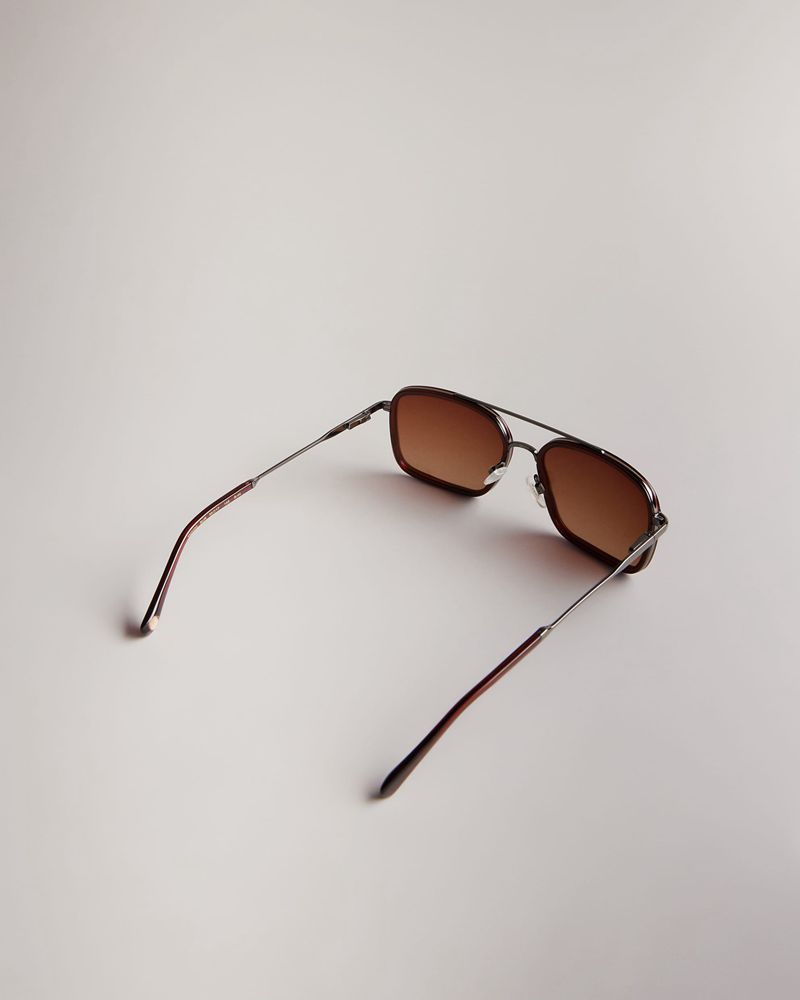 Ted Baker Coasst Tms090 Combination Navigator Solglasögon Herr Bruna | KRV-714560