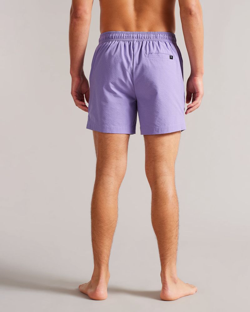 Ted Baker Colne Plain Textured Badkläder Herr Lila | ALB-260189
