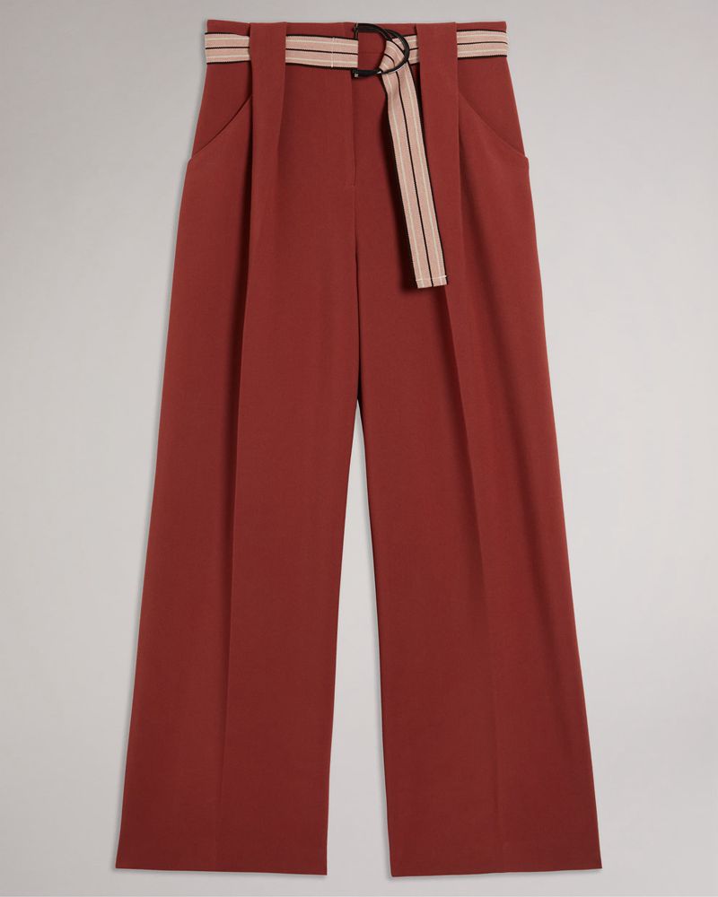 Ted Baker Conces Tailored Breda Leg Byxor Dam Bruna | QNH-120387