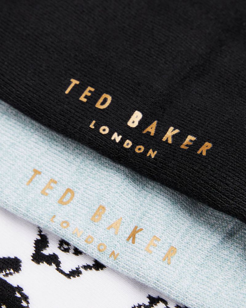Ted Baker Coolpak Three Pack Of Strumpor Herr Olika Färger | FDM-359712
