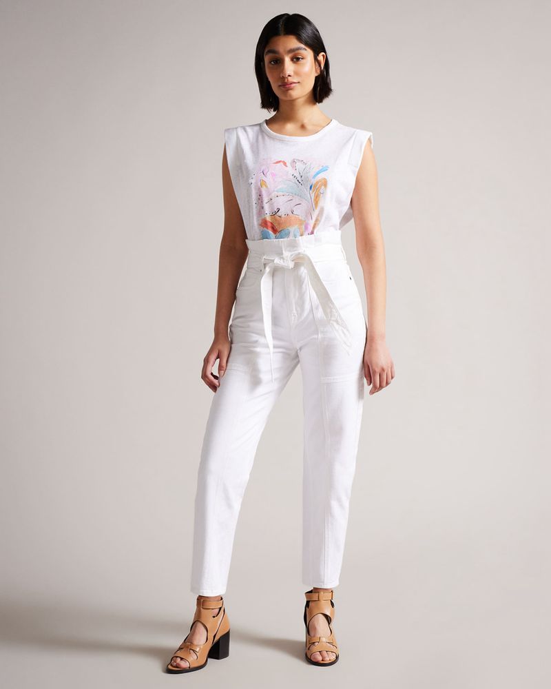 Ted Baker Coraliy Graphic Vest Blast Dam Olika Färger | MHD-940321