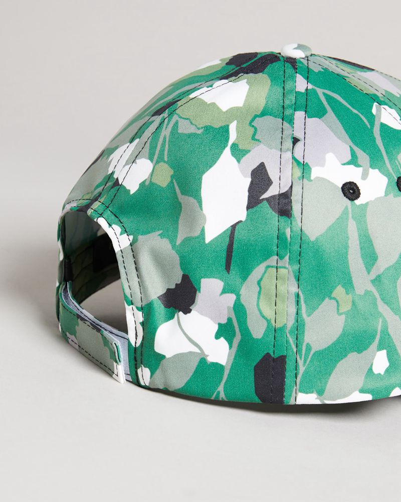 Ted Baker Creig Camo Printed Nylon Baseball Cap Hatt Herr Gröna | CTB-518429