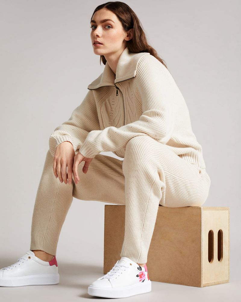 Ted Baker Daffina Bolt On Platform Sneakers Dam Vita | OJM-364978