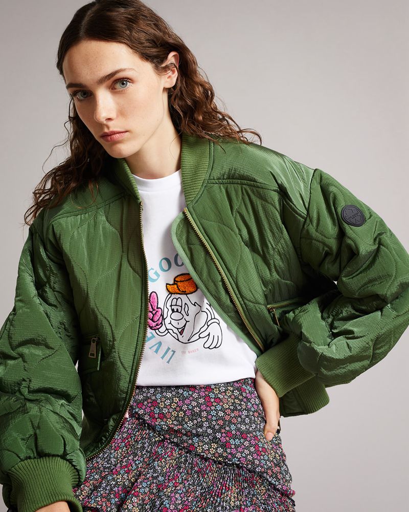 Ted Baker Dainno Good Life Graphic Tee Blast Dam Vita | GCA-849672