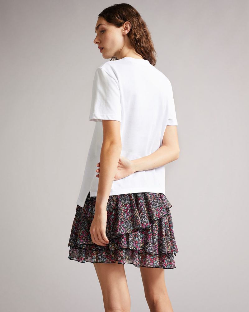 Ted Baker Dainno Good Life Graphic Tee Blast Dam Vita | GCA-849672