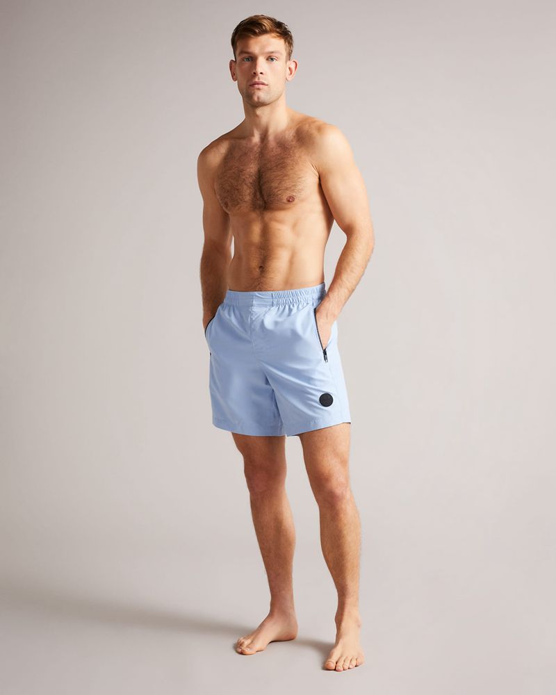 Ted Baker Dalnair Plain Badkläder Herr Blå | UYR-820345