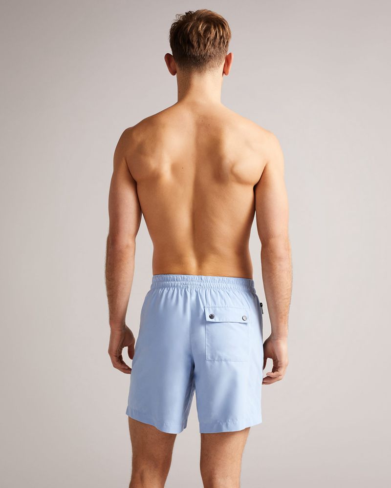 Ted Baker Dalnair Plain Badkläder Herr Blå | UYR-820345