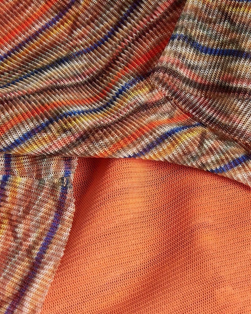Ted Baker Damla Pleated Tee Blast Dam Orange | OXY-875064