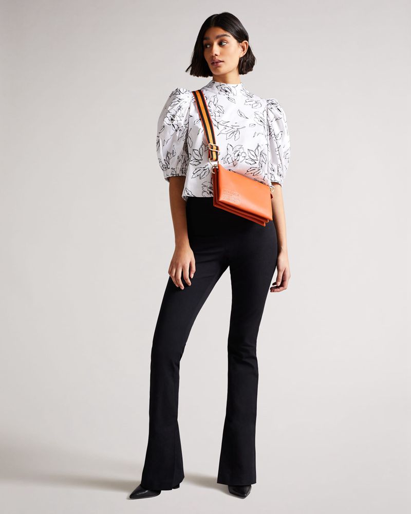 Ted Baker Darceyy Branded Webbing Cross Body Crossbody Väska Dam Bruna | GEQ-298315