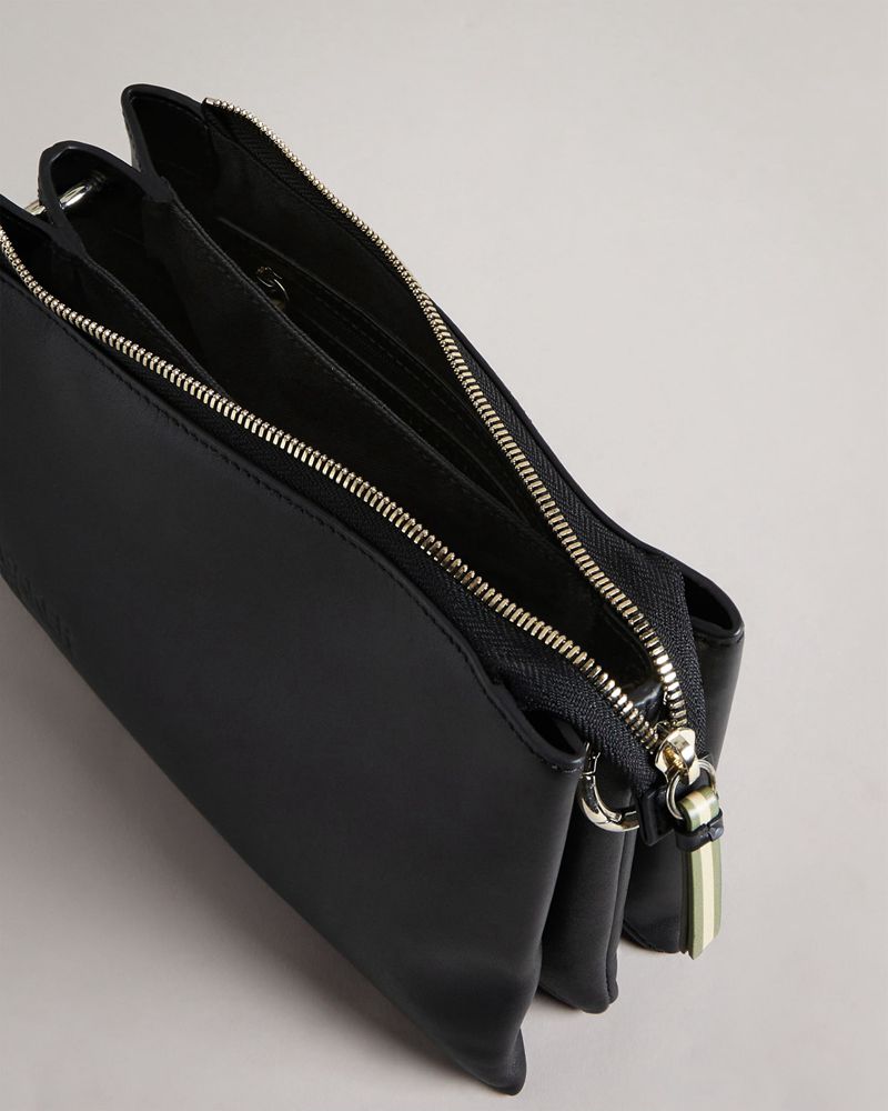 Ted Baker Darceyy Branded Webbing Cross Body Crossbody Väska Dam Svarta | HTU-137594