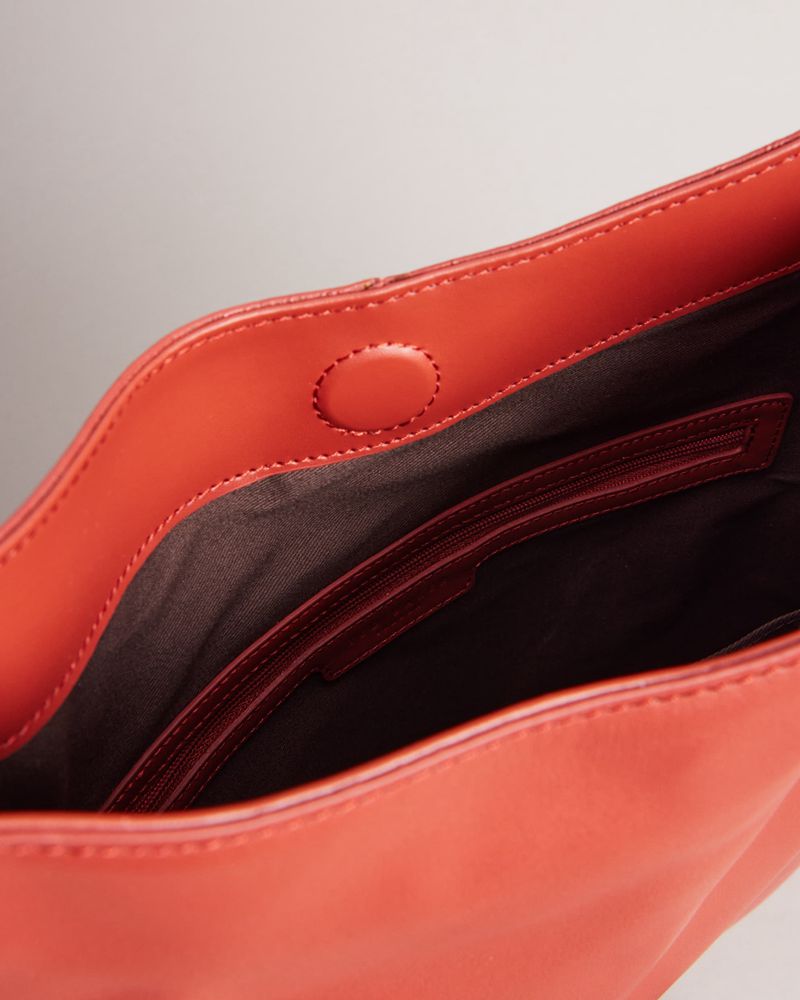 Ted Baker Darcita Branded Webbing Large Hobo Axelväska Dam Röda | JON-829136