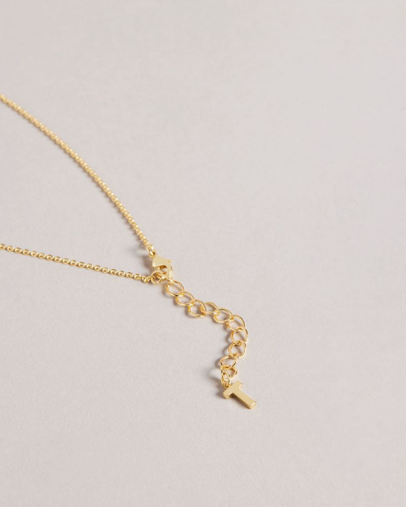 Ted Baker Darlai Daisy Pearl Pendant Smycken Dam Guld | CAO-395681