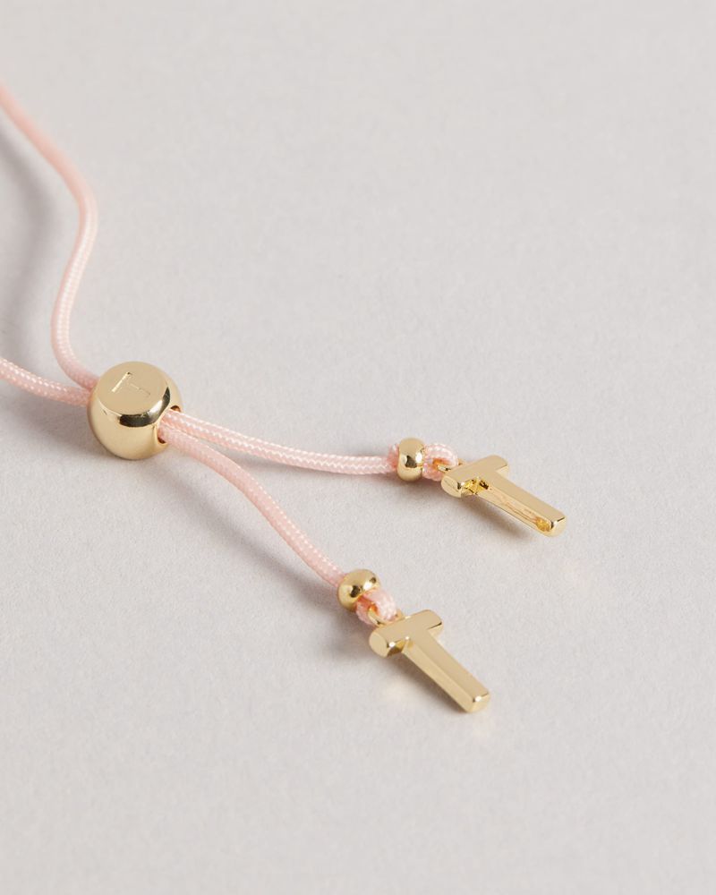 Ted Baker Darsela Daisy Pearl Cord Bracelet Smycken Dam Rosa | SLF-981352
