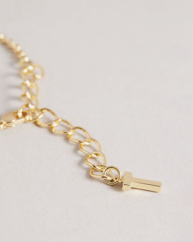 Ted Baker Darsia Daisy Pearl Bracelet Smycken Dam Guld | QSE-034968