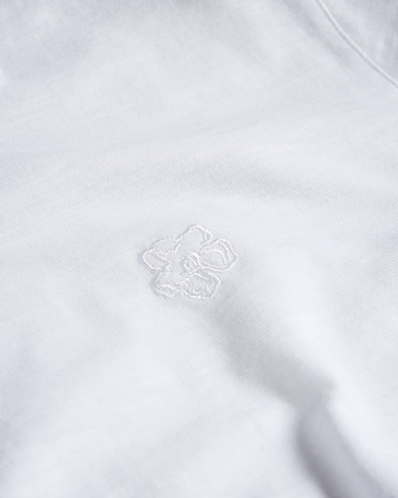 Ted Baker Delvin Sleeve Polo Blast Herr Vita | DVY-789316
