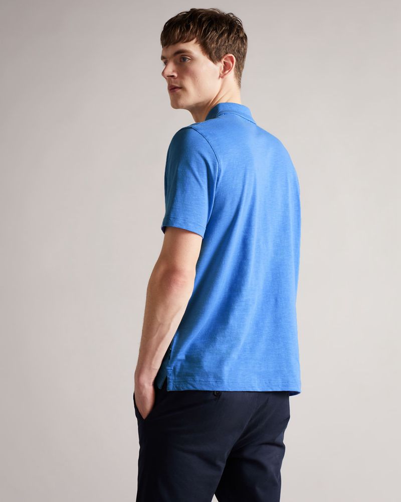 Ted Baker Delvin Sleeve Polo Blast Herr Blå | MDO-745390