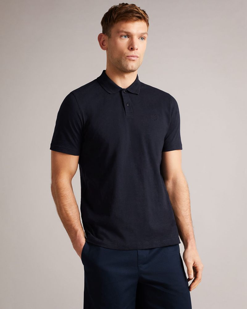 Ted Baker Delvin Sleeve Polo Blast Herr Marinblå | TEV-478032