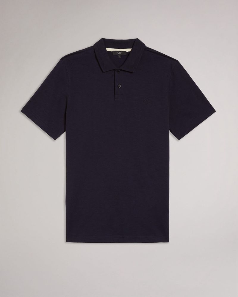 Ted Baker Delvin Sleeve Polo Blast Herr Marinblå | TEV-478032