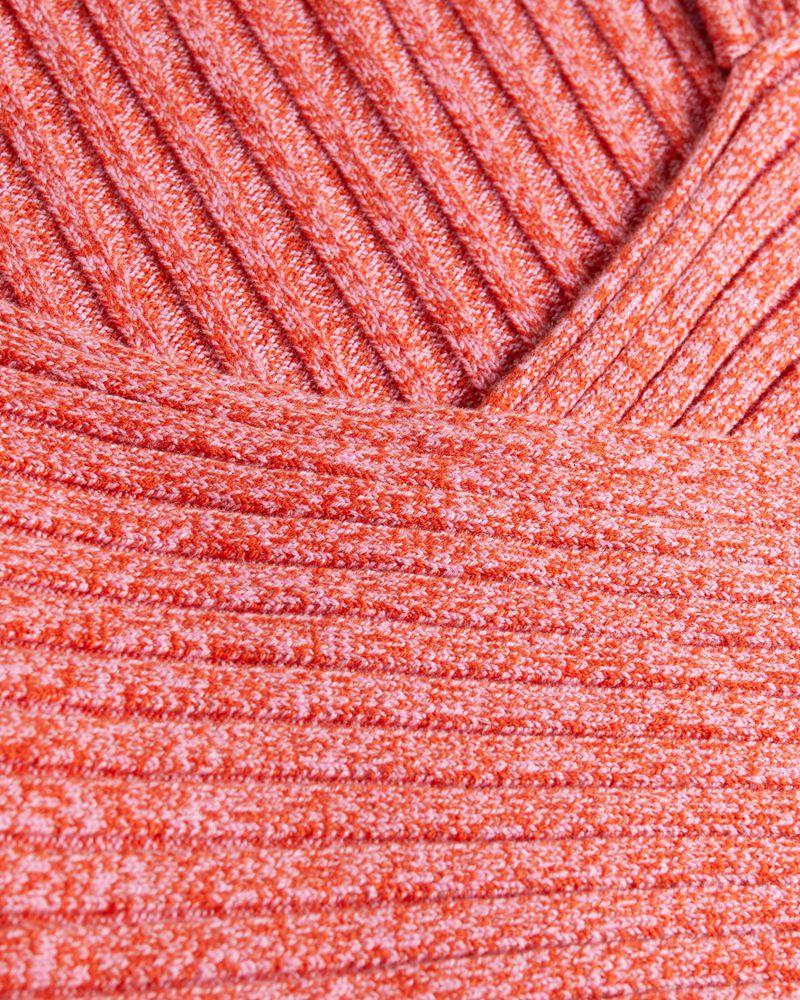 Ted Baker Demie Twist Front Knit Stickat Dam Rosa | JOK-251897