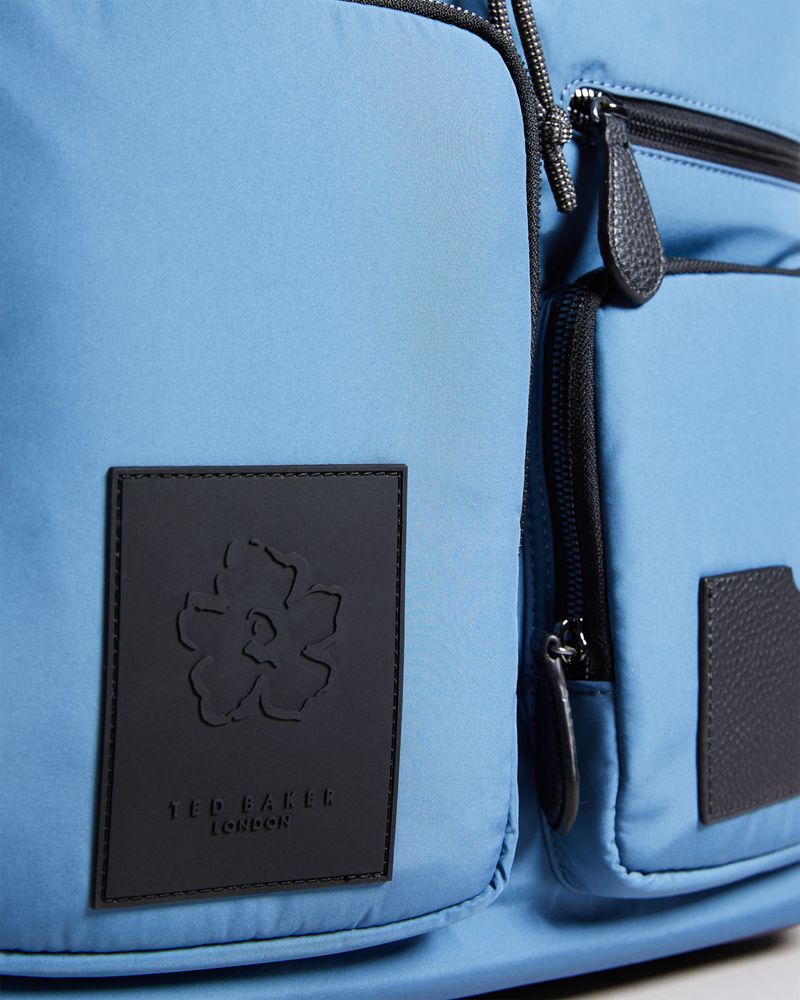 Ted Baker Disrict Modular Ryggsäck Herr Blå | UNA-372068