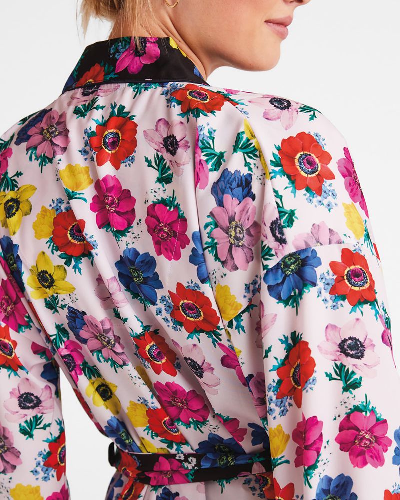 Ted Baker Dittsa Floral Printed Robe Nattkläder Dam Olika Färger | XGO-360795