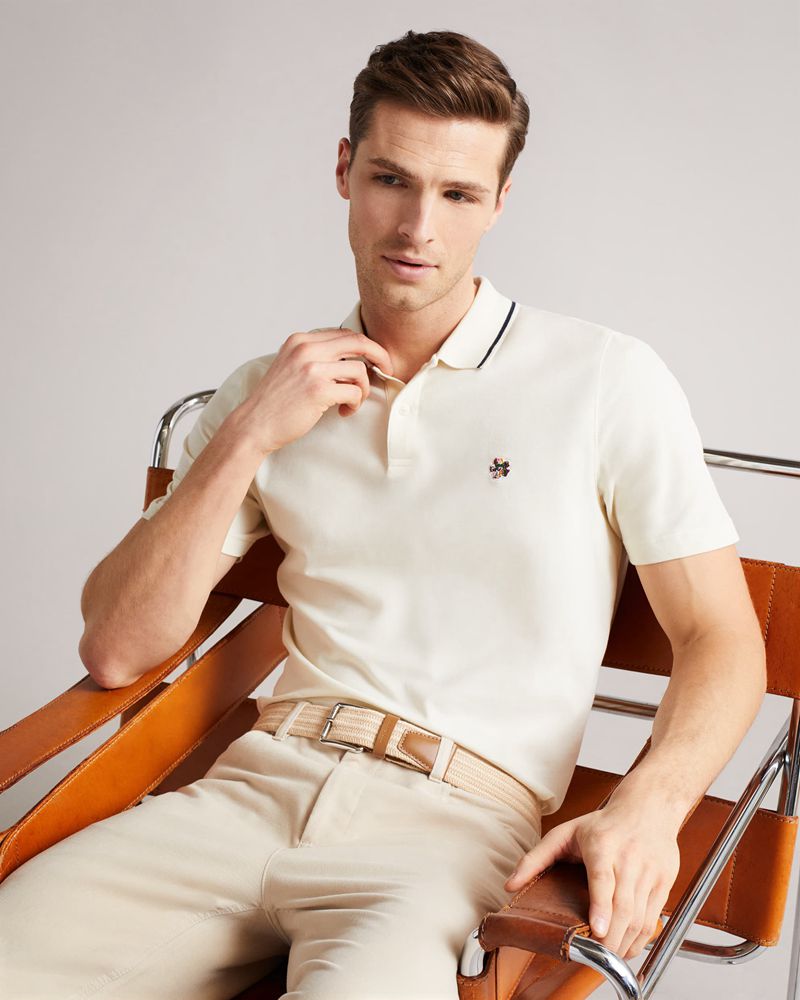 Ted Baker Diumm Woven Bälte Herr Natural | SKQ-650831