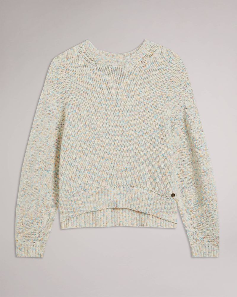 Ted Baker Dorras Stickat Dam Vita | KIC-931784