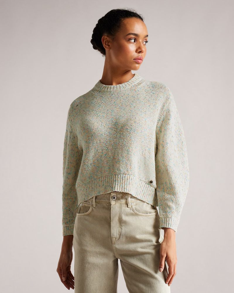 Ted Baker Dorras Stickat Dam Vita | KIC-931784