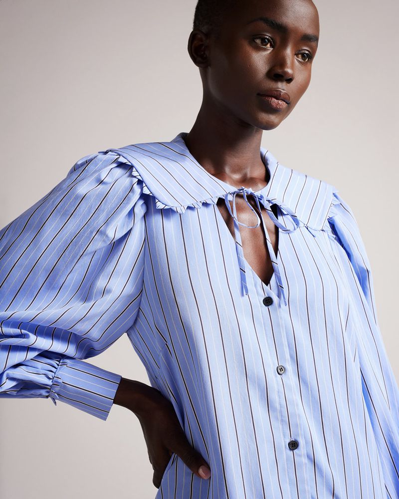 Ted Baker Dresiey Chuck On Klänning Dam Blå | VYL-812795