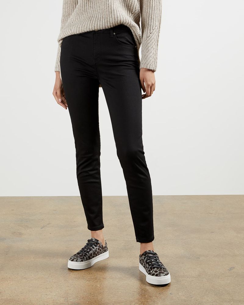 Ted Baker Duvv Black Skinny Byxor Dam Svarta | XSO-841325