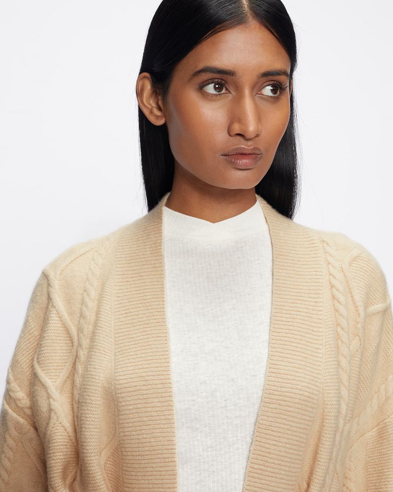 Ted Baker Elanora Cable Wrap Cardigan Stickat Dam Bruna | FNW-940578