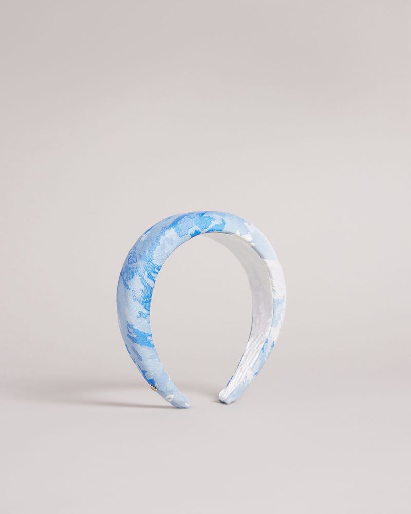 Ted Baker Elen New Romantic Printed Headband Halsduk Dam Blå | CPQ-817496