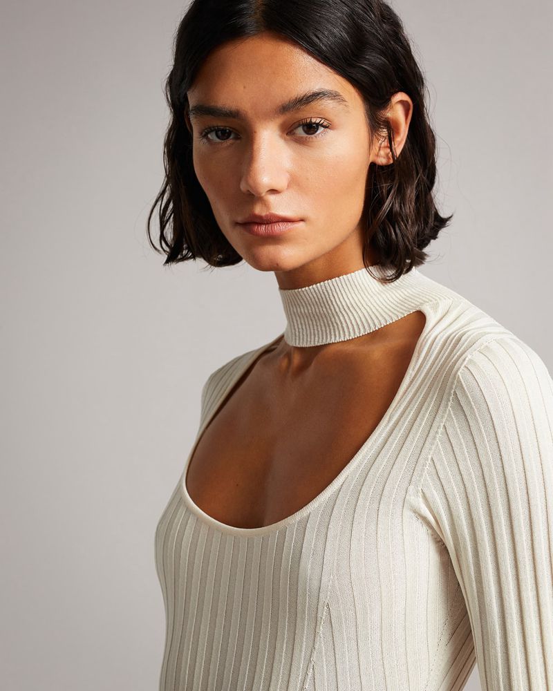Ted Baker Eliane Knitted Bodysuit With Collar Detail Blast Dam Vita | FYK-195247