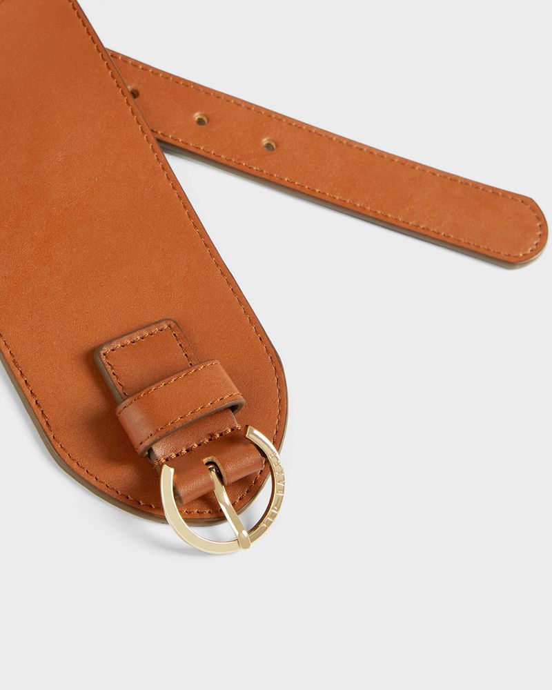 Ted Baker Elzbeth Breda Midja Shaped Bälte Dam Bruna | SFO-490162