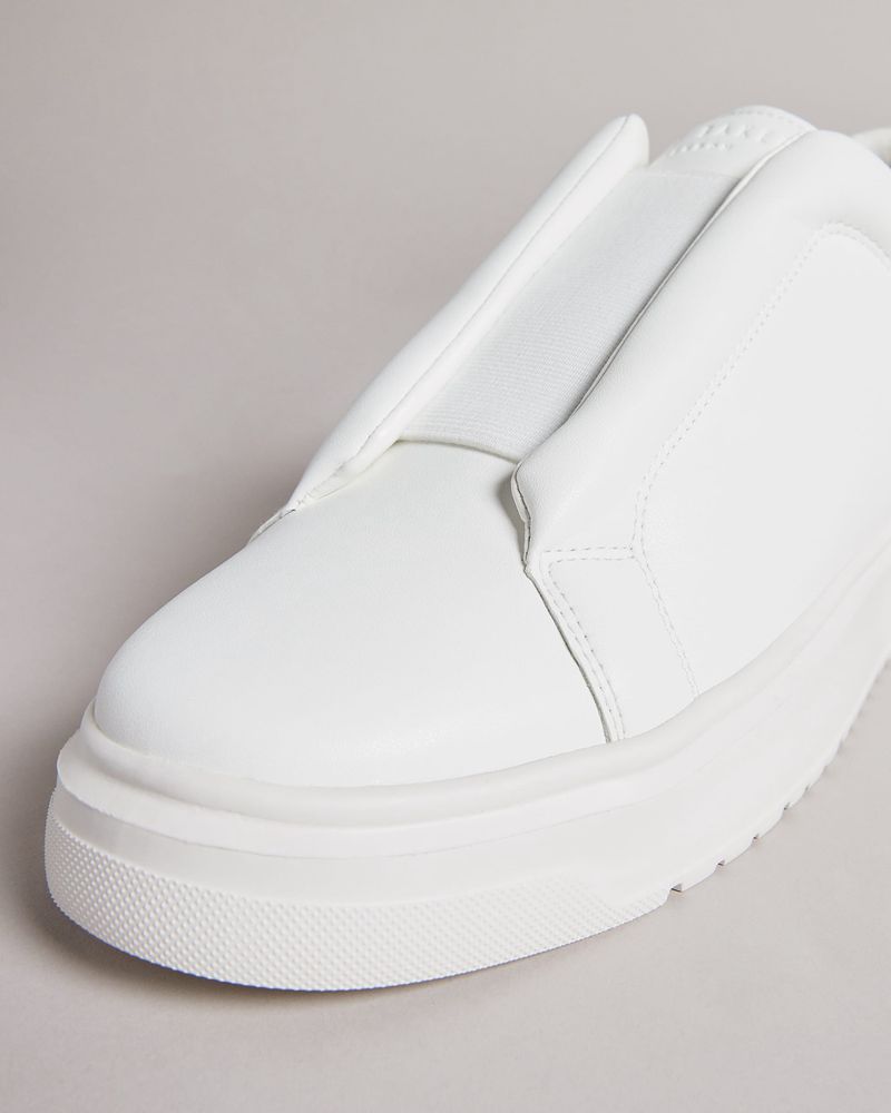 Ted Baker Ezraa Elasticated Cupsoles Sneakers Herr Vita | MDG-314286