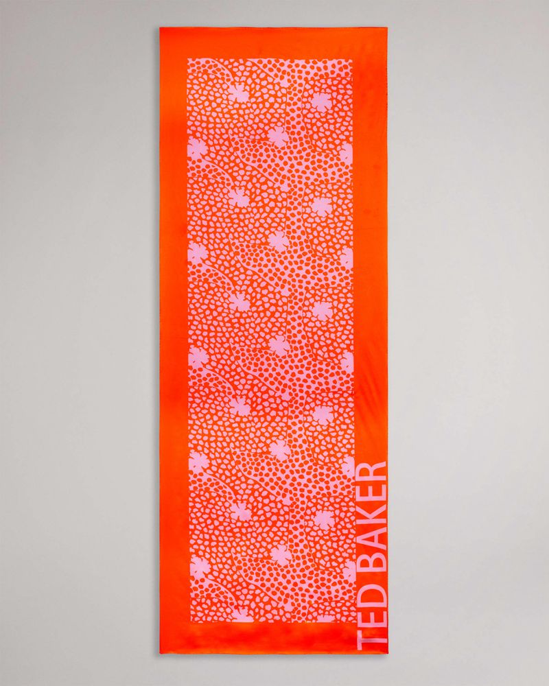 Ted Baker Faee Bolt On Silk Halsduk Dam Rosa | SXT-480195