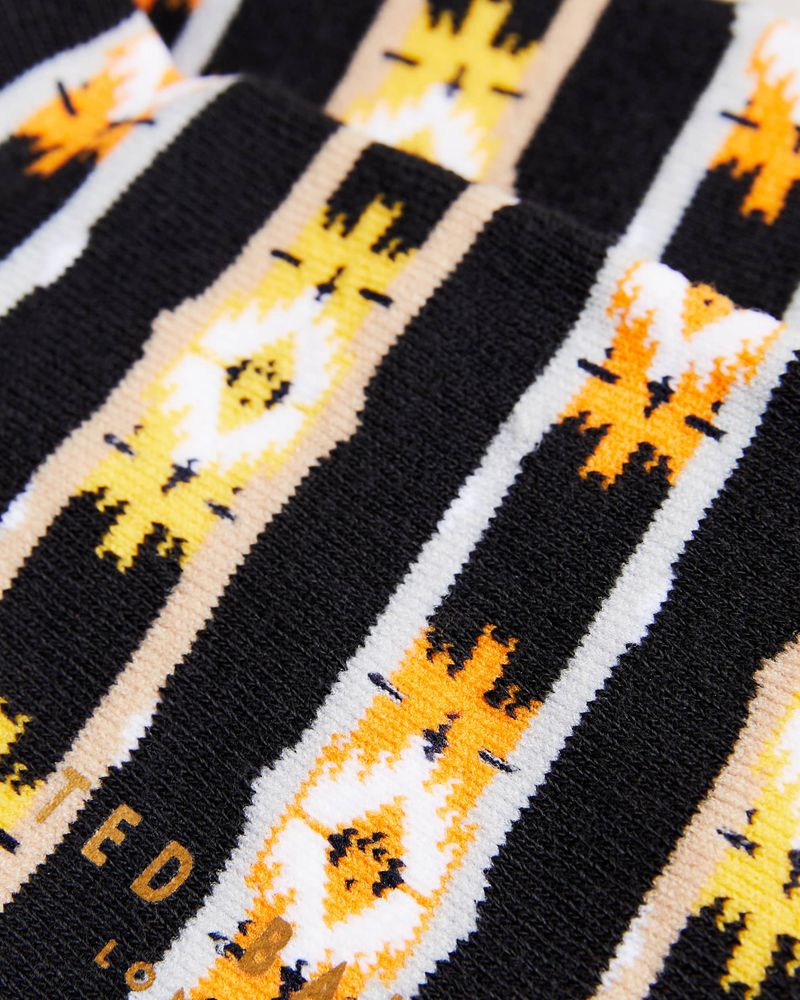 Ted Baker Fairsok Fair Isle Pattern Strumpor Herr Gray | EBL-591873